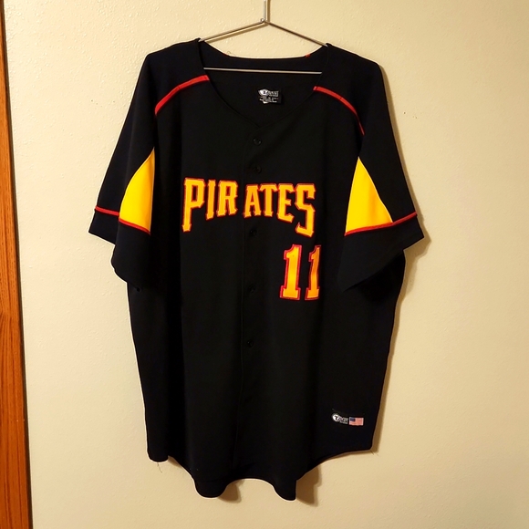 Tag Team Uniform Other - Baseball Men's Pirates Jersey #11, Size 2XL